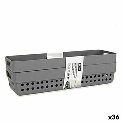 Panier Multi-usages Confortime 144888 24 x 7,5 x 7 cm (2 Pièces) (36 Unités) (24 x 7,5 x 5 cm)