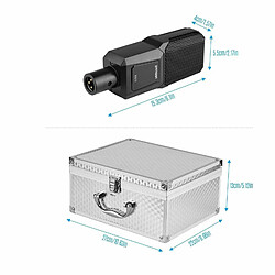 Acheter Justgreenbox Microphone à condensateur avec filtre anti-pop à fixation antichoc Câble XLR à 3 broches Étui de transport en alliage d'aluminium - 1005001567511581