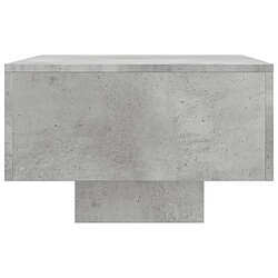 Acheter vidaXL Table basse gris béton 100x49,5x31 cm bois d'ingénierie