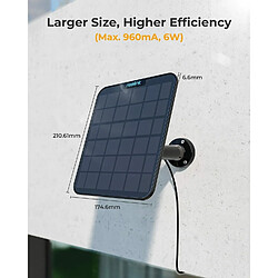 Acheter Camescope de surveillance Reolink Solar Panel- Czarny 2 TYP-C