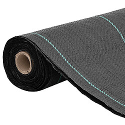 vidaXL Membrane anti-mauvaises herbes noir 0,5x25 m PP