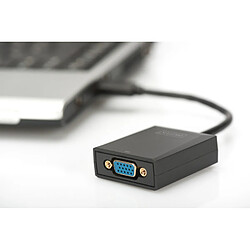 Avis Digitus DA-70840 adaptateur et connecteur de câbles USB 3.0 VGA Noir