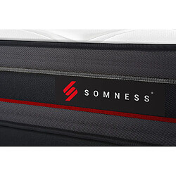 Acheter Somness Pack matelas REGEN 180x200 + double sommiers noir 90x200 + Couette + 2 oreillers