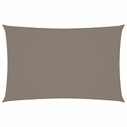 Maison Chic Voile d'ombrage | Voile de parasol | Toile d'ombrage tissu oxford rectangulaire 4x7 m taupe -MN61480