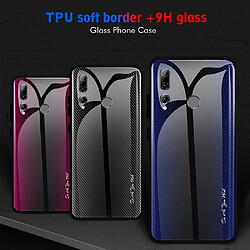 Avis Wewoo Coque Pour Huawei Enjoy 9s / Honor 10i / 20i / 20 Lite / P Smart Plus 2019 / Maimang 8 étui de protection en verre dégradé de texture noir