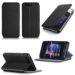 Etui luxe Huawei Honor 9 Ultra Slim noir Style Cuir avec stand - Housse coque de protection pour Huawei Honor 9 4G/LTE Dual Sim noire 2017 / 2018 - Accessoires pochette XEPTIO : Exceptional case !