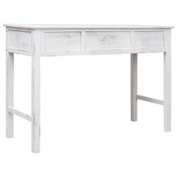 Acheter vidaXL Table console Blanc antique 110 x 45 x 76 cm Bois