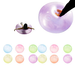 12pcs Bubble Ball, Ballon en TPR Grand Ballon Élastique Résistant à Déchirure Stretch Firm Ball Kids Fun Toy Gift -S