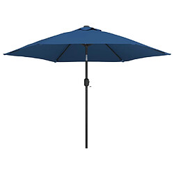 Maison Chic Parasol Jardin | Parasol d'extérieur avec poteau en métal 300 cm Azuré - GKD43584