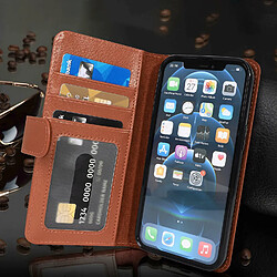 Acheter Cadorabo Coque iPhone 13 PRO MAX Etui en Brun