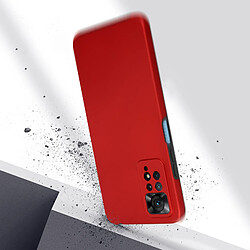 Avis Avizar Coque 360 pour Xiaomi Redmi Note 11 Pro 5G Arrière Rigide et Avant Souple rouge