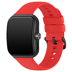 Avizar Bracelet pour Oppo Watch 3 Pro Silicone Soft-Touch Sange à Trous rouge