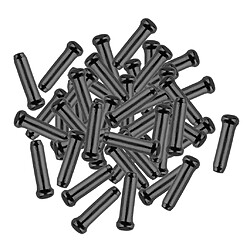 50pcs / Pack Embouts Intérieurs De Vélo En Alliage D'aluminium Embouts De Fil Embouts à Sertir Ligne Noyau Bleu