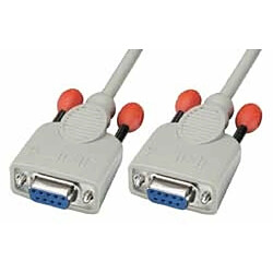 Lindy 3m Null modem cable câble de réseau Blanc