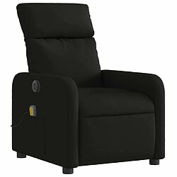 Avis Maison Chic Fauteuil Relax pour salon, Fauteuil de massage inclinable électrique Noir Tissu -GKD21441