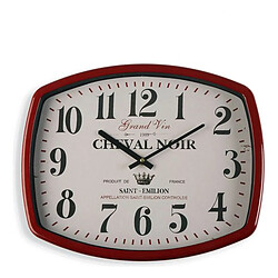 Versa Horloge Murale Métal (6 x 33 x 40 cm)