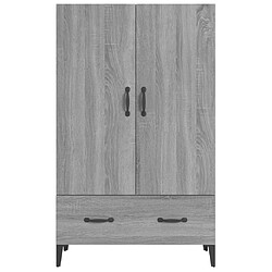 Acheter vidaXL Buffet Sonoma gris 70x31x115 cm Bois d'ingénierie