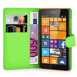 Cadorabo Coque Nokia Lumia 535 Etui en Vert