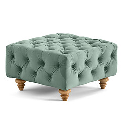 Avis Lisa Design Walter - pouf chesterfield en velours - pieds bois