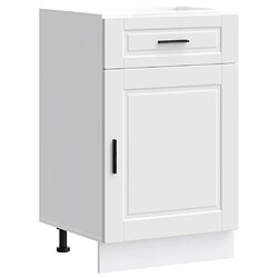 vidaXL Armoire de cuisine Porto blanc bois d'ingénierie