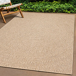 vidaXL Tapis ZIZUR 120x120 cm aspect de jute intérieur et extérieur