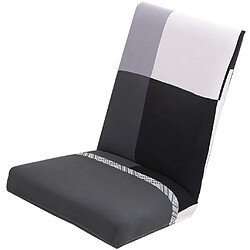 Housse de chaise pour salle à manger, mariage, bureau, fête, hôtel, etc Black Plaid pas cher