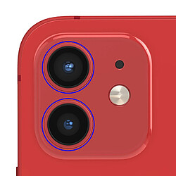 Avis Avizar Clappio Lentille Caméra Arrière pour iPhone 12 et 12 Mini Rouge