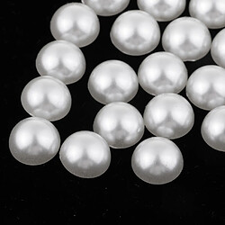 Avis 100pcs imitation rivets goujons pour robe de mariée décor maroquinerie décor 8mm