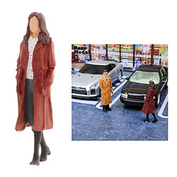 1/64 Modèle Figurines Le Réparateur Femmes Modèle De Mode Jouets Femme Rouge pas cher