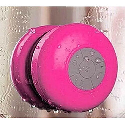 Avis Chrono Portable Mini HIFI Waterproof Shower Pool Wireless Bluetooth Speaker Handsfree with Mic (Rose)