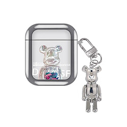 GUPBOO Airpods Coque Housse Étui Protecteur Compatible pour AirPods Pro-ours mignon de bande dessinée