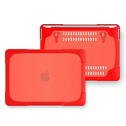 Wewoo Housse Coque Mac Pour MacBook Pro 13,3 pouces avec barre tactile A2159 / A1989 TPU + PC de protection ordinateur portable bicolore rouge