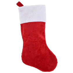 Chaussette de Noël pour cadeaux, peluche décorative Père Noël, Noël, 42 cm