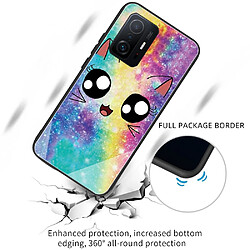 Coque en TPU anti-rayures Chat arc-en-ciel pour votre Xiaomi 11T/11T Pro