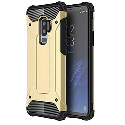 Wewoo Coque renforcée or pour Samsung Galaxy S9 + TPU + PC 360 Degrés Protection antichoc Étui de