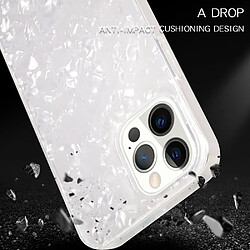 Coque en TPU + acrylique IPAKY IMD blanc pour votre iPhone 12 Pro Max 6.7 pouces