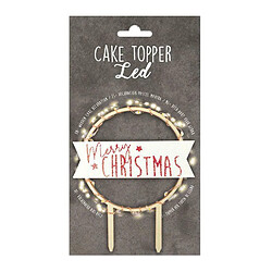 Scrapcooking Cake topper LED - Merry Christmas