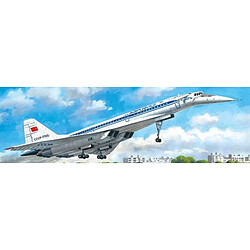 Tupolev-144D, Soviet Supersonic Passenger Aircraft- 1:144e - ICM