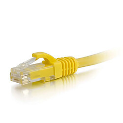 Avis Cables To Go C2G Câble de raccordement réseau Cat6 avec gaine non blindé (UTP) de 2 M - Jaune