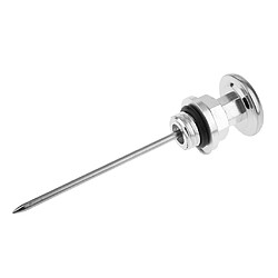 Acheter Jauge de réservoir d'huile de 14,5 cm w / jauge de température pour 110cc 125cc scooter argent