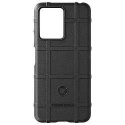 Avizar Coque pour Xiaomi Redmi Note 12 5G et Note 12 4G Antichoc Relief Texturé Noir