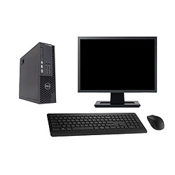 PC Dell T1700 SFF Ecran 27" Intel Core i7-4790 RAM 8Go SSD 480Go Windows 10 Wifi - Occasion