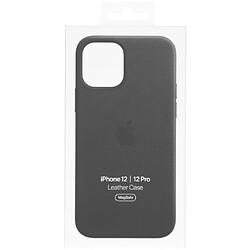 Avis Apple Coque Leather MagSafe pour l'iPhone 12 (Pro) - Black