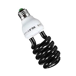 Acheter E27 20w 220v D'économie D'énergie Ultraviolet Uv Noir Scène Sprial Lampe Ampoule