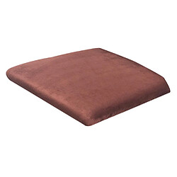 Coussin De Siège De Chaise Carrée Extensible Couvre Housse 40-50cm Café