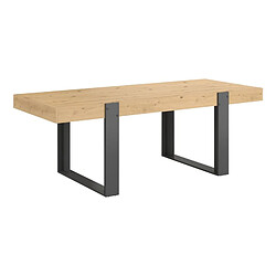 But Table à manger L.223 cm STAN imitation chêne et gris