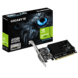 Avis Gigabyte Gigabyte GV-N730D5-2GL Carte graphique GF GT 730 2 Go GDDR5 PCIe 2.0 x8 DVI, HDMI