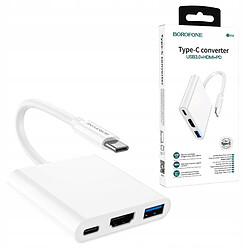 GUPBOO Adaptateur USB Borofone USB-C-HDMI pour Nintendo Switch,JL813