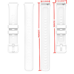 Blanc-Bracelet de montre en silicone Bracelet d'interface en métal pour huawei band7 pas cher