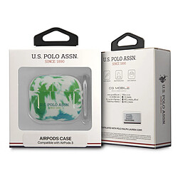 Us Polo U.S Polo Coque pour AirPods 3 Palm Antichoc Rigide Vert pas cher